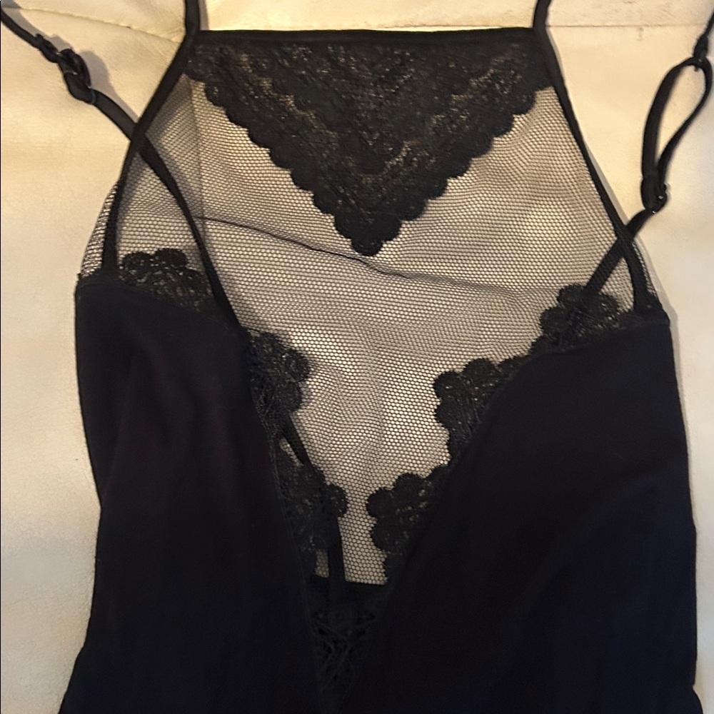 La Perla Black Lace Chemise